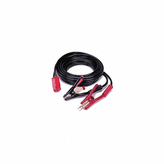 ASSOCIATED EQUIP Stranded Copper 25 ft. 500A Solid copper Plug-In Cable ...