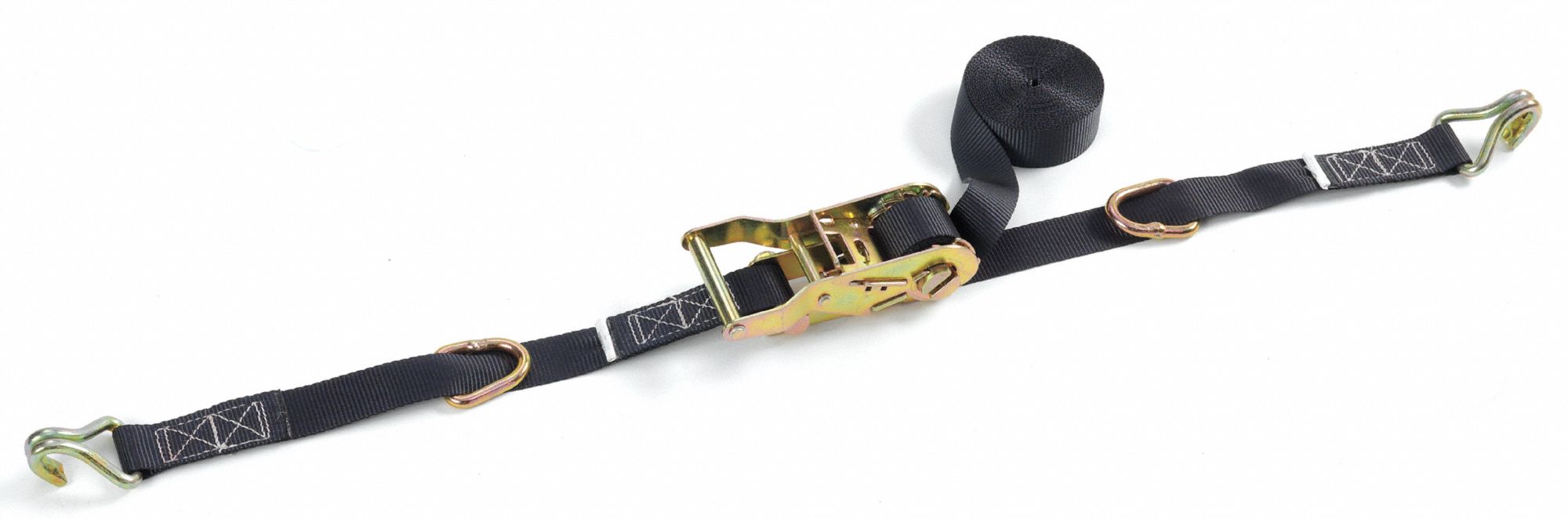 LIFTALL Tie Down Strap, 16 ftL x 1 inW, 700 lb Load Limit, Adjustment