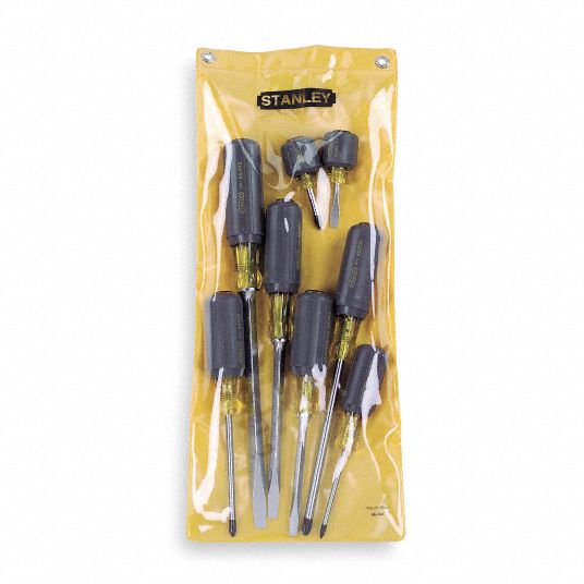 STANLEY, 1-10 Pieces, 8 Pieces, Magnetized Tip Screwdriver Set