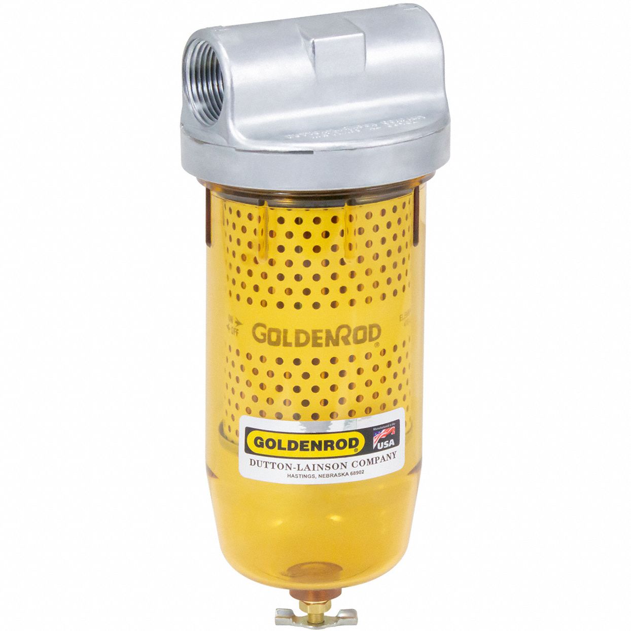 Fuel Filter: Particulate, Repl Filter, Particulate, 10 micron Filter Rating, Zinc/Polymer