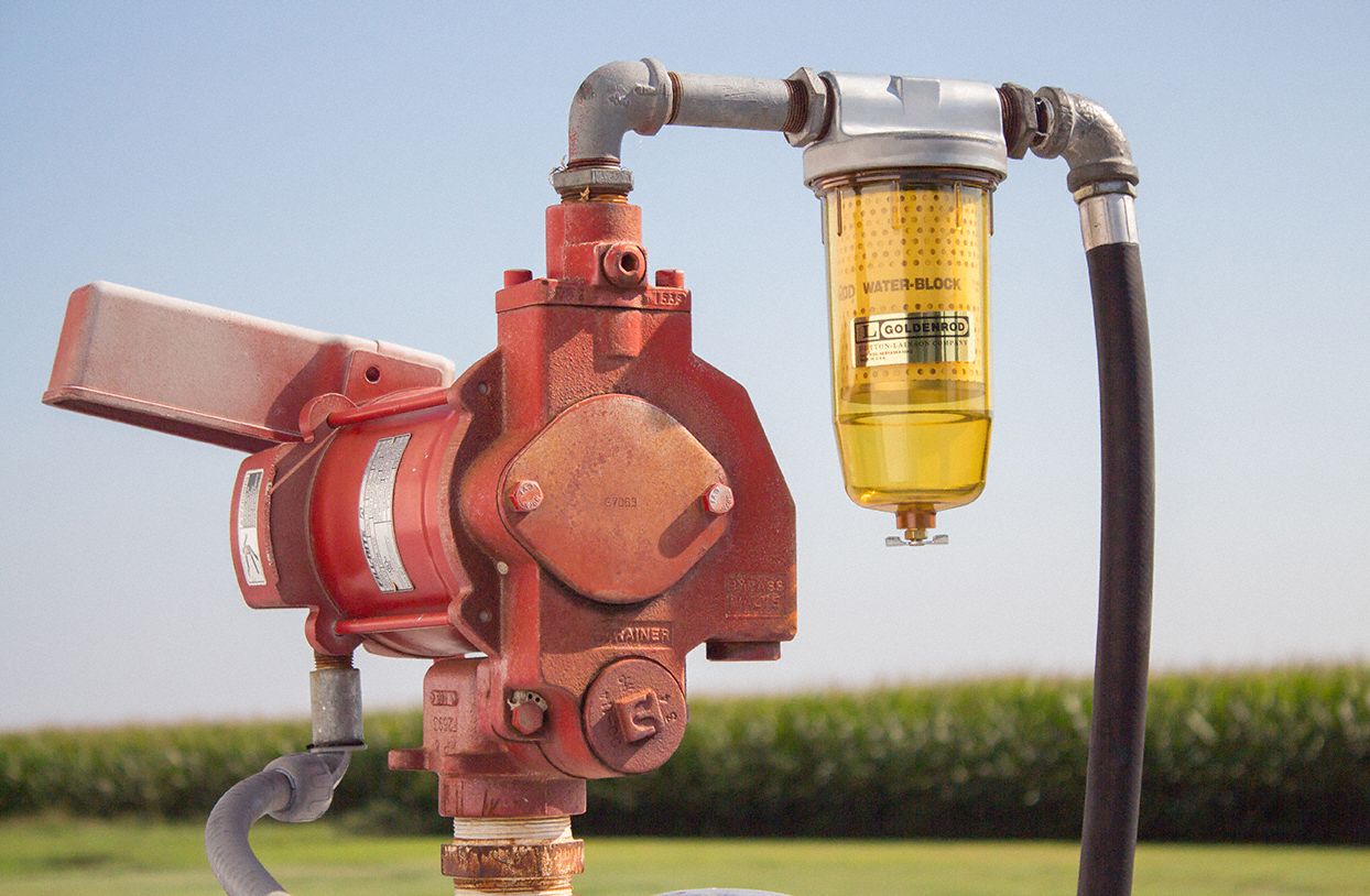 GOLDENROD Fuel Filter, SpinOn Filter Design 3MMF2496 Grainger