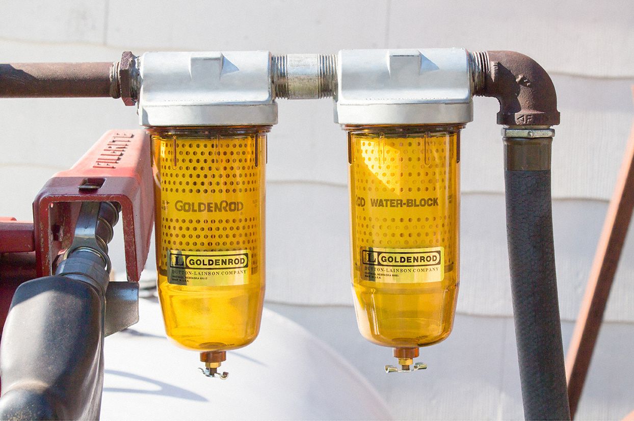 GOLDENROD Fuel Filter, SpinOn Filter Design 3MMF2496 Grainger