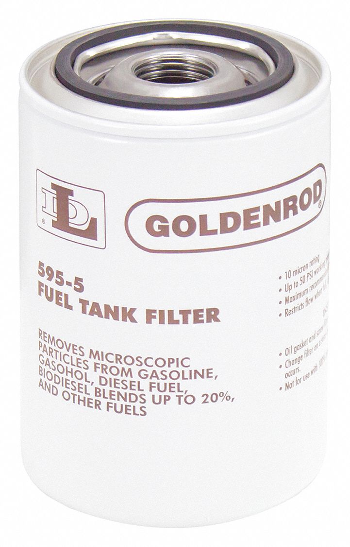 Fuel Filter: Particulate, Disposable Canister, Particulate, 10 micron Filter Rating
