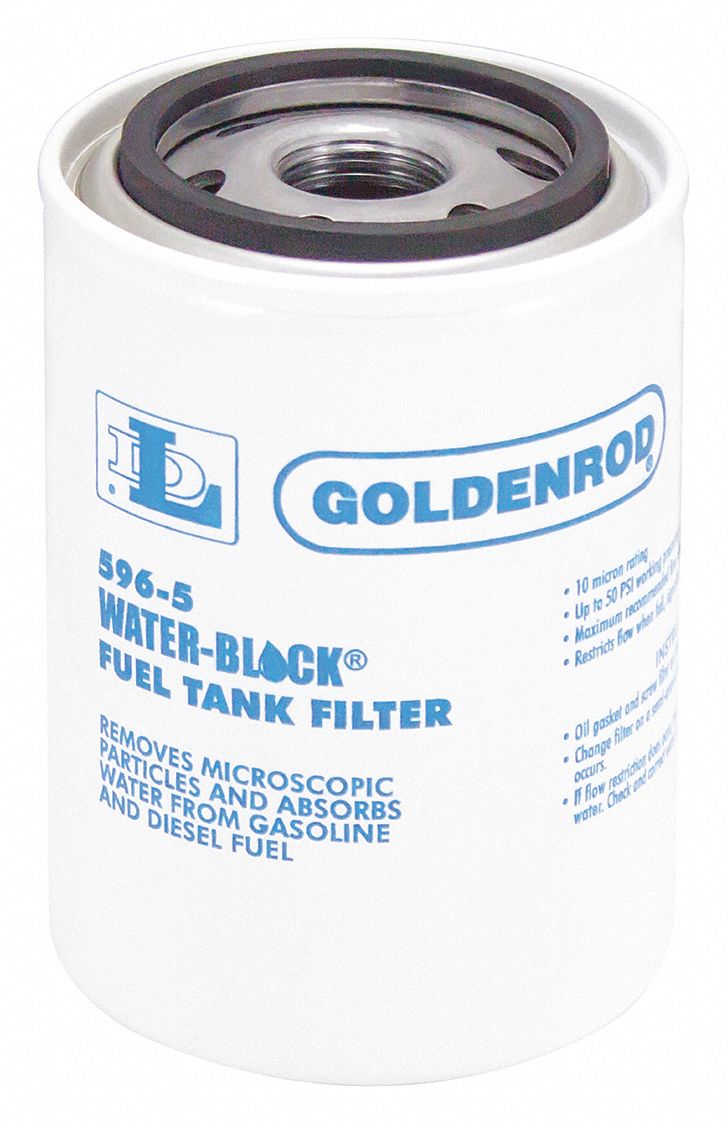 GOLDENROD, CanisterStyle Fuel Filter, Particulate/Water, Fuel Filter