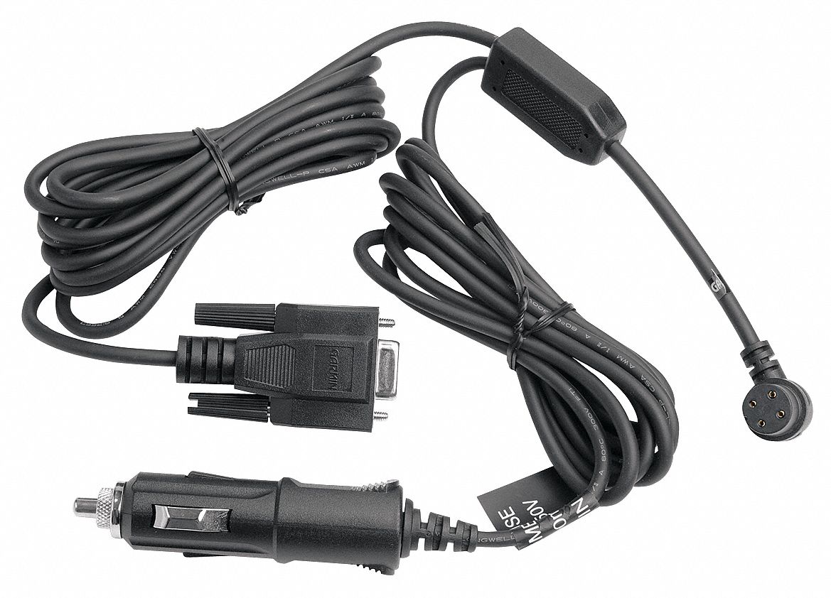 GARMIN, Vehicle Power Cable, PC Interface, GPS Cable 3MNK70101016500 Grainger