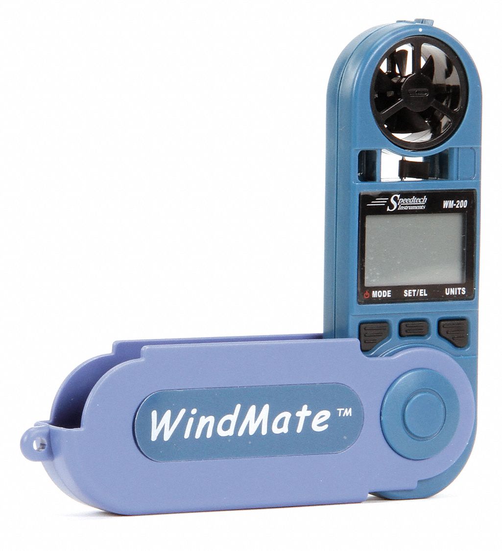 Wind Speed Indicator, Rotating Vane and Thermistor, No, No, 0.8 to 89