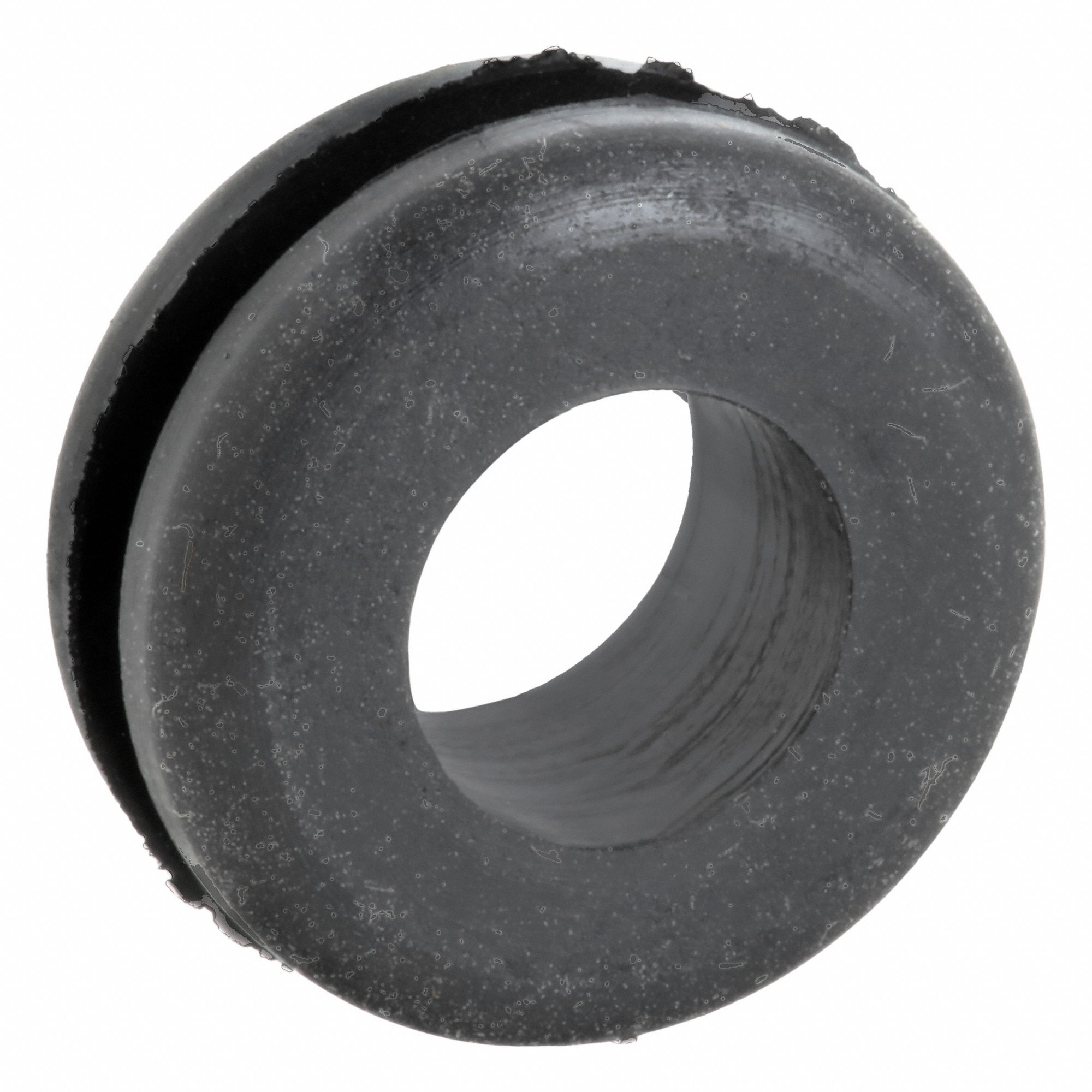 Grommet: Style 1 Grommet, Rubber, 0.28 in Inside Dia, 0.56 in Outside Dia