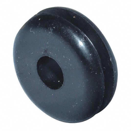 GRAINGER APPROVED Style 1 Rubber Grommet, 3/4 in I.D., 1 5/8 in O.D., 1