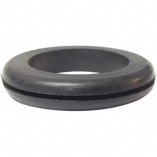 GRAINGER APPROVED Style 1 Rubber Grommet, 1 1/4 in I.D., 1 7/8 in O.D