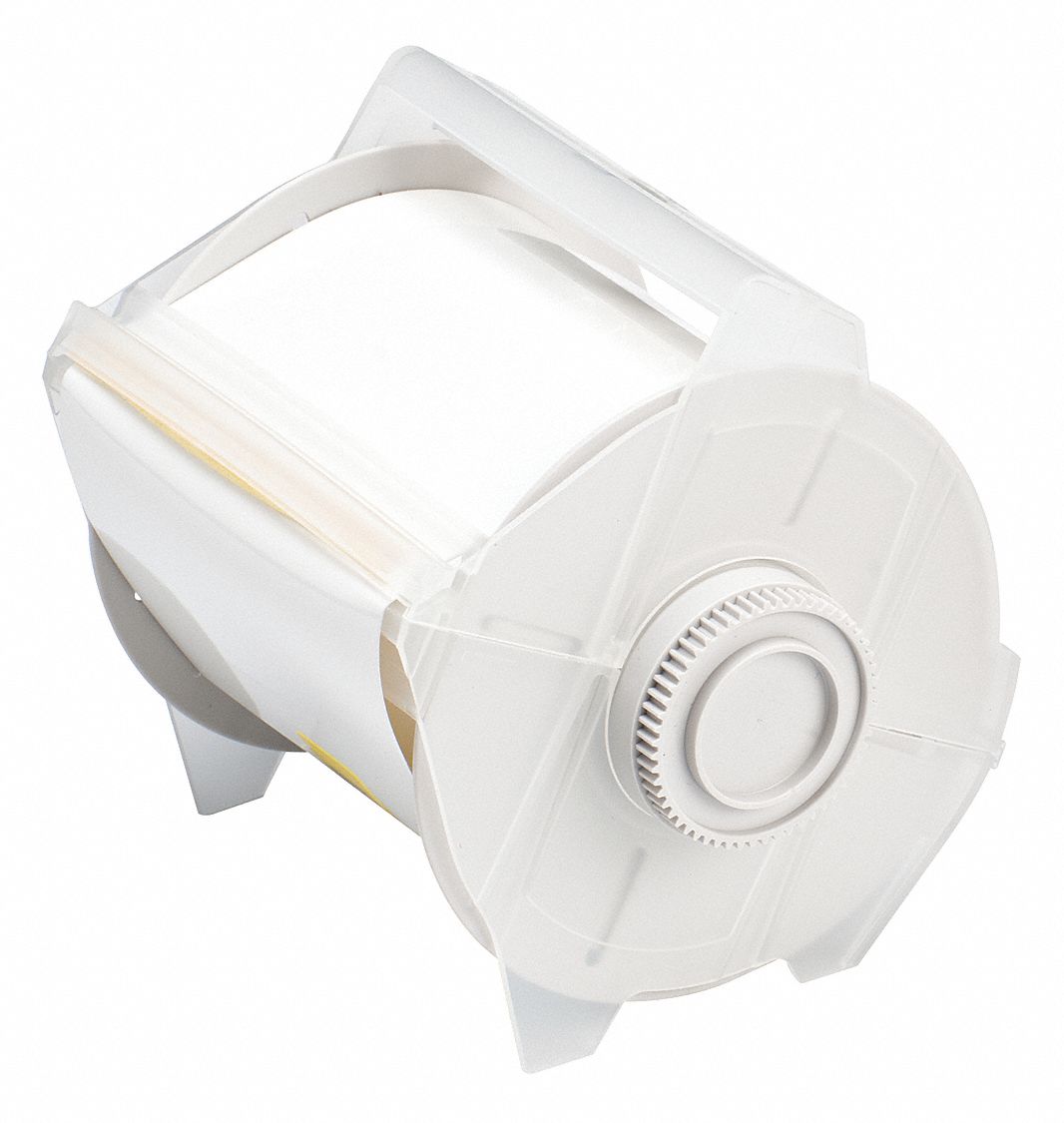 4 1/4 in x 50 ft, Polyester, Continuous Tag Roll 3MU3076714 Grainger