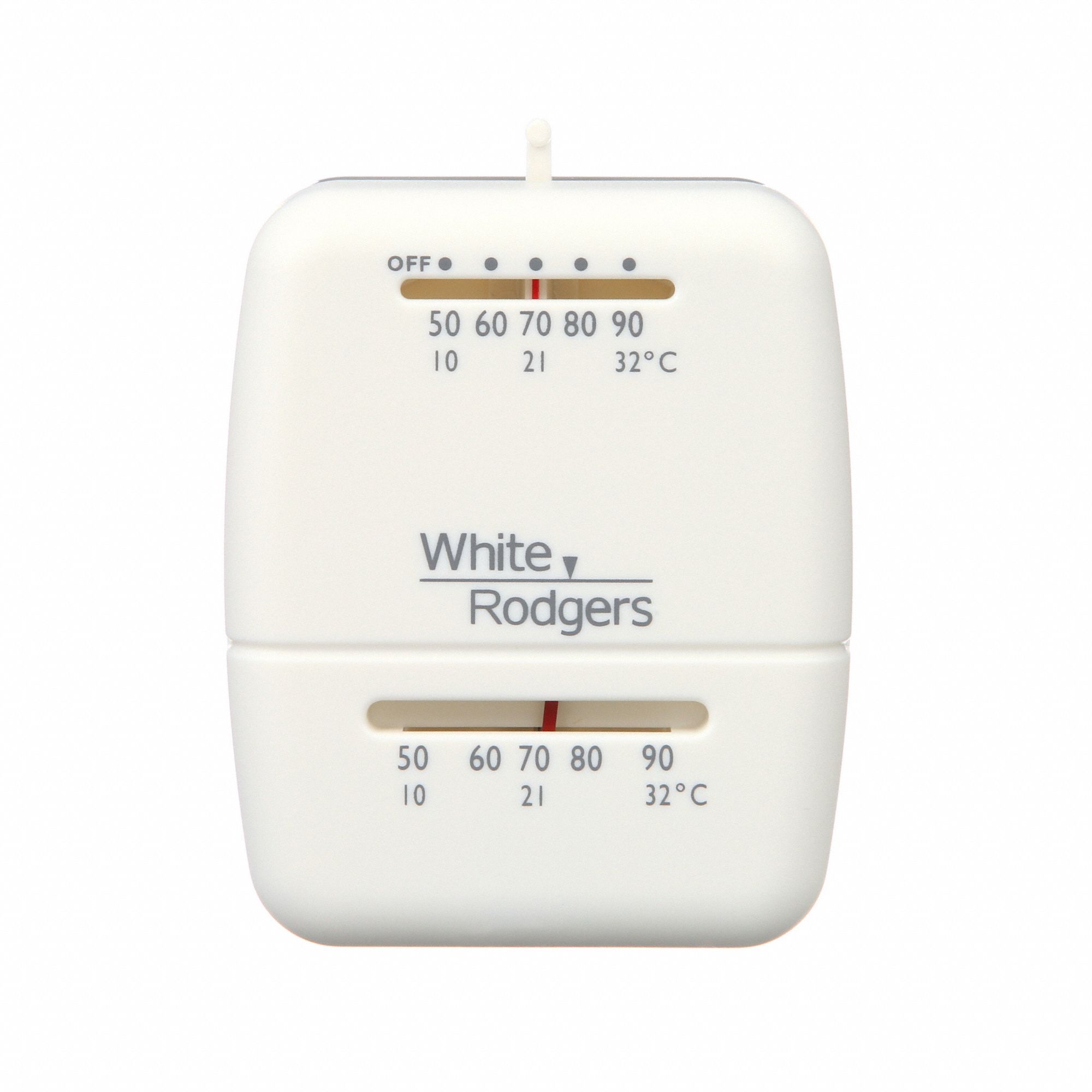 BAS V THERMOSTAT CHALEUR SEUL BLANC