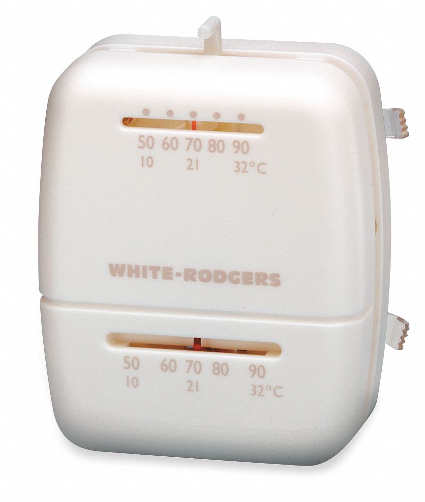 BAS V THERMOSTAT 1C 1F BLANC