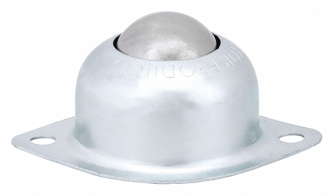 Ball Transfer: 1 in Ball Dia - Ball Transfer, 75 lb Ball Load Capacity, 5/16 in Projection