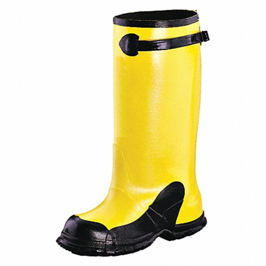 Brand new pair of Honeywell yellow rubber boots Super dielectric Size 17 SERVUS 