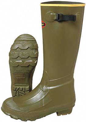 rubber boots with buckles