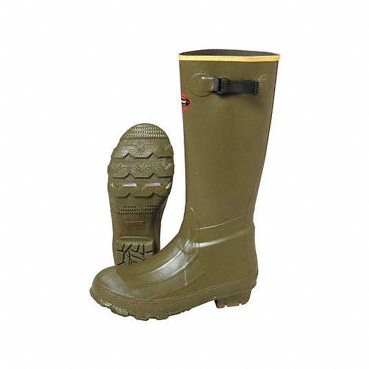 LACROSSE Insulated Knee Boots, Men's, 15, Knee, Plain Toe Type, 1 PR 3MZL4266040 15 Grainger