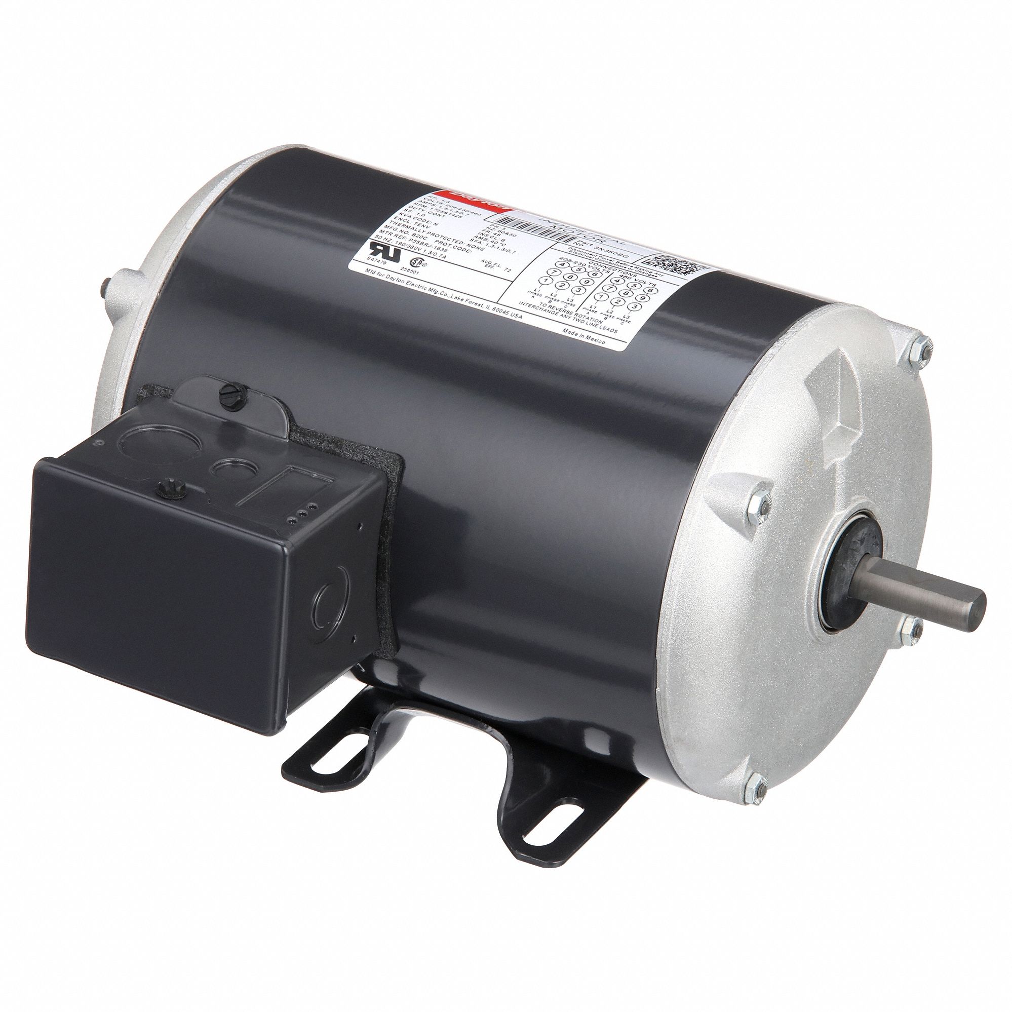 MTR GP,3 PH,TENV,1/3 HP,1725 T/M,48