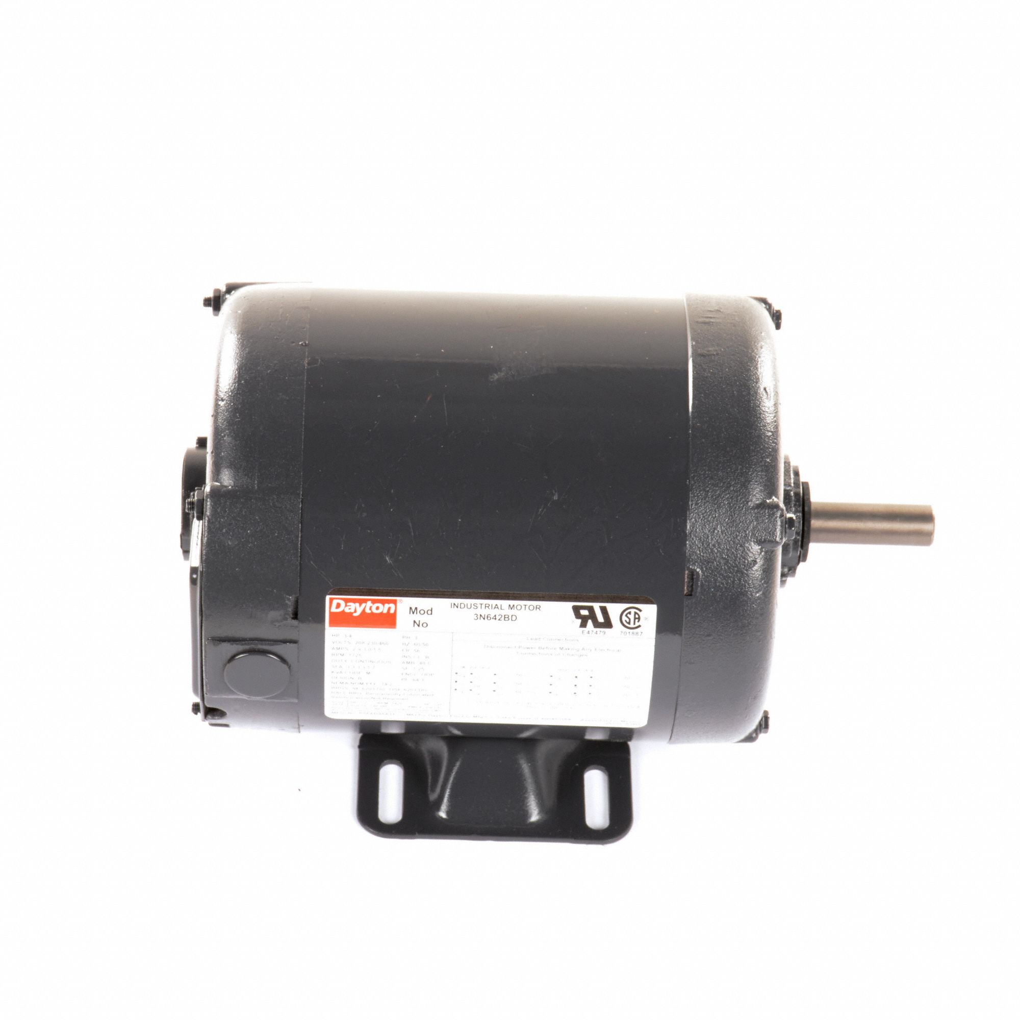 General Purpose Motor, 3/4 HP, 3-Phase, Nameplate RPM 1725