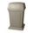 TRASH CAN,45 GAL.,BEIGE,PLASTIC