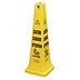 Caution Cuidado Attention Safety Cone Signs