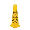 Caution/Cuidado: Wet Floor Safety Cone Signs image