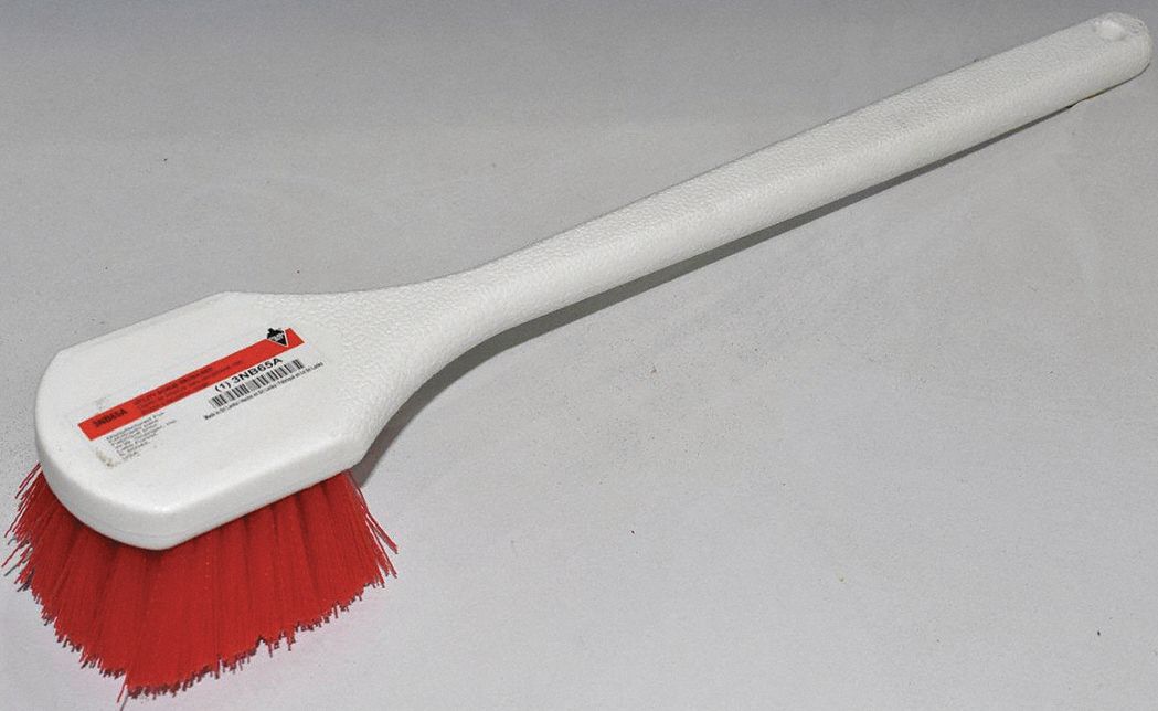 scrub brush with handle