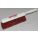 BENCH BRUSH, SOFT, POLYESTER BRISTLE, 5 IN HANDLE L, 8 IN BRUSH L, RED