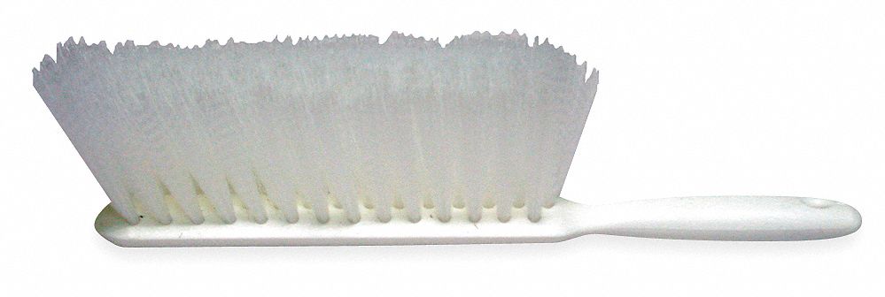 COUNTER BRUSH,WHITE,2-1/2 TRIM L,PE