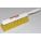 BENCH BRUSH, SOFT, POLYESTER BRISTLE, 5 IN HANDLE L, 8 IN BRUSH L, YELLOW