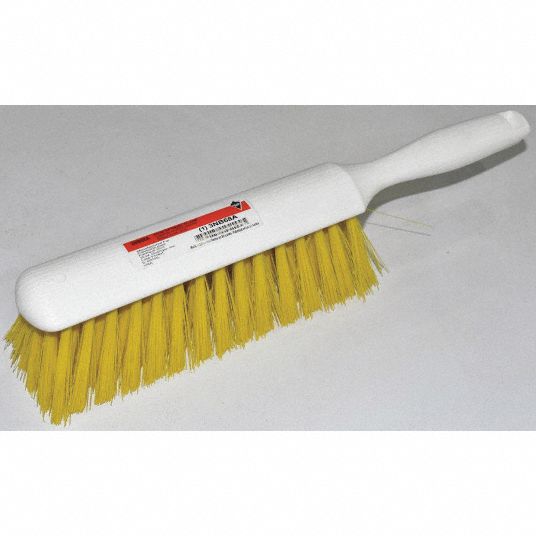 Bench/Counter Brush, White Bristles