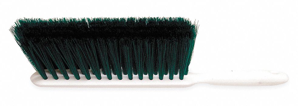 COUNTER BRUSH,GREEN,2-1/2 TRIM L,PE