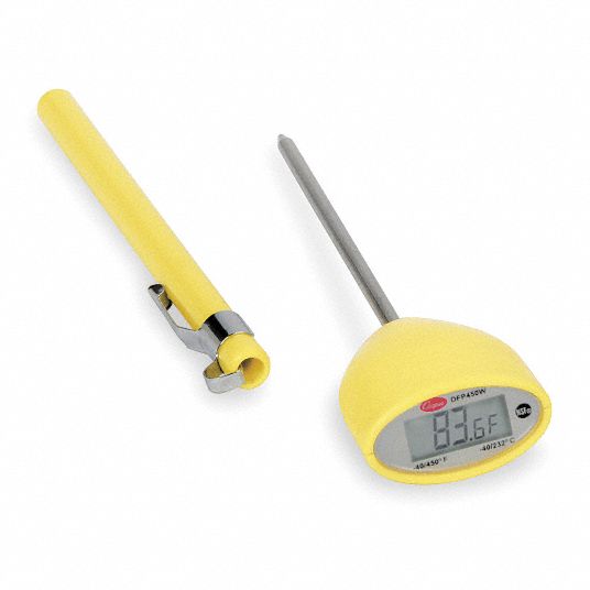 COOPER Item Digital Pocket Thermometer, Stem Length 4 5/8 in - 3NB75 ...