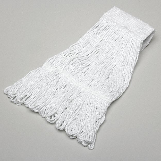 WET MOP,WHITE,ACRYLIC/NYLON/RAYON/PET