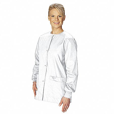 Warm up Jacket, 2XL, White, Womens