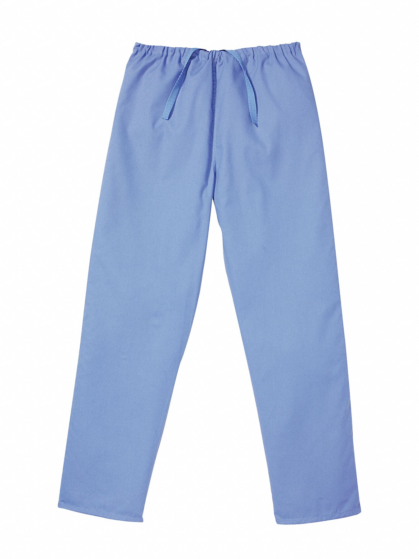 Scrub Pants: Blue, Unisex, 34 in x 31 in, M, Cotton/Polyester, Pants, 1 Pockets, Drawstring