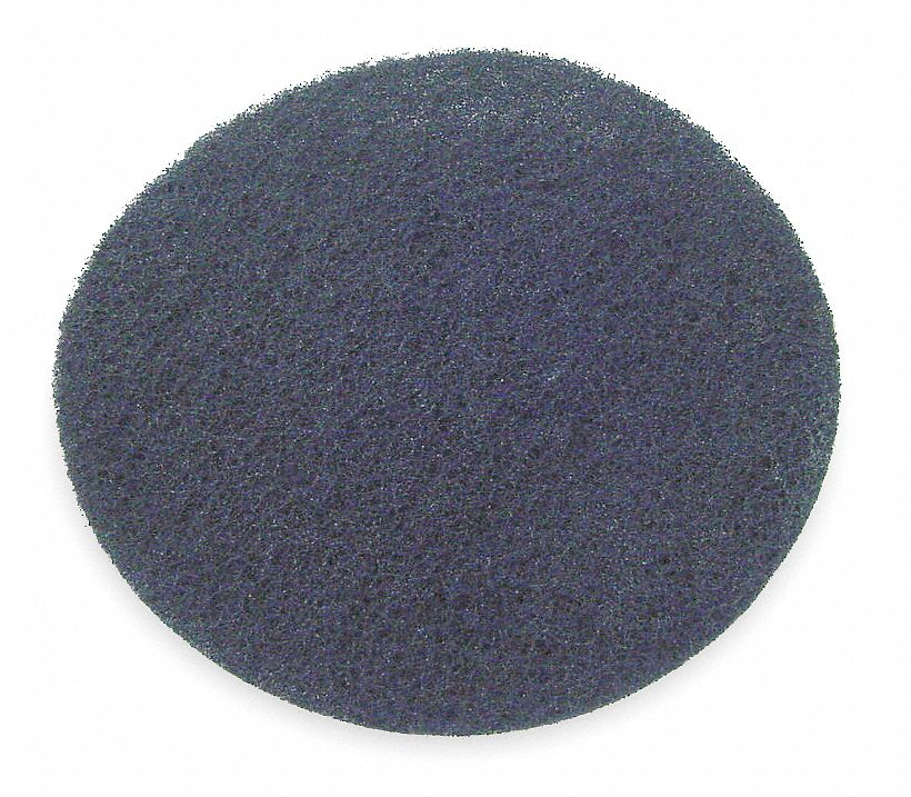Stripping Pad: Stripping, Black, 19 in Dia, 5 PK