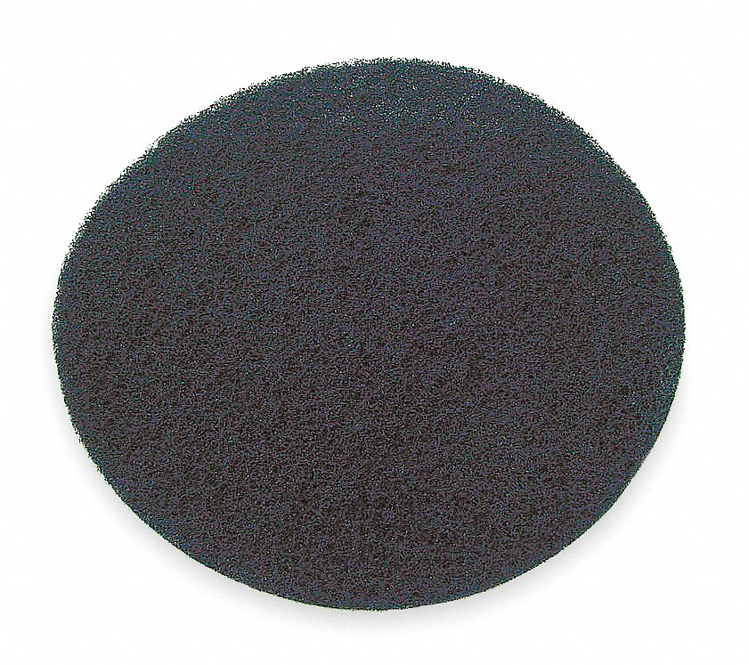 Stripping Pad: Stripping, Black, 18 in Dia, 10 PK