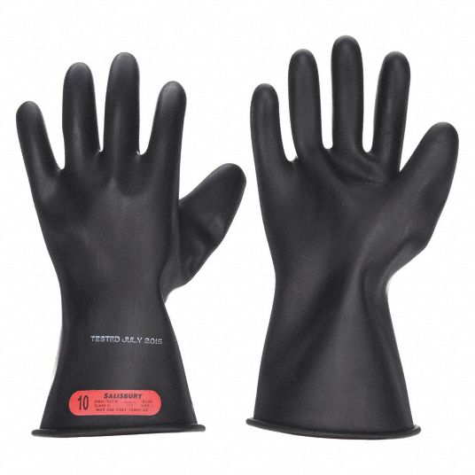 1000V AC/1500V DC, 11 in Glove Lg, Electrical Insulating Gloves - 4T488 ...