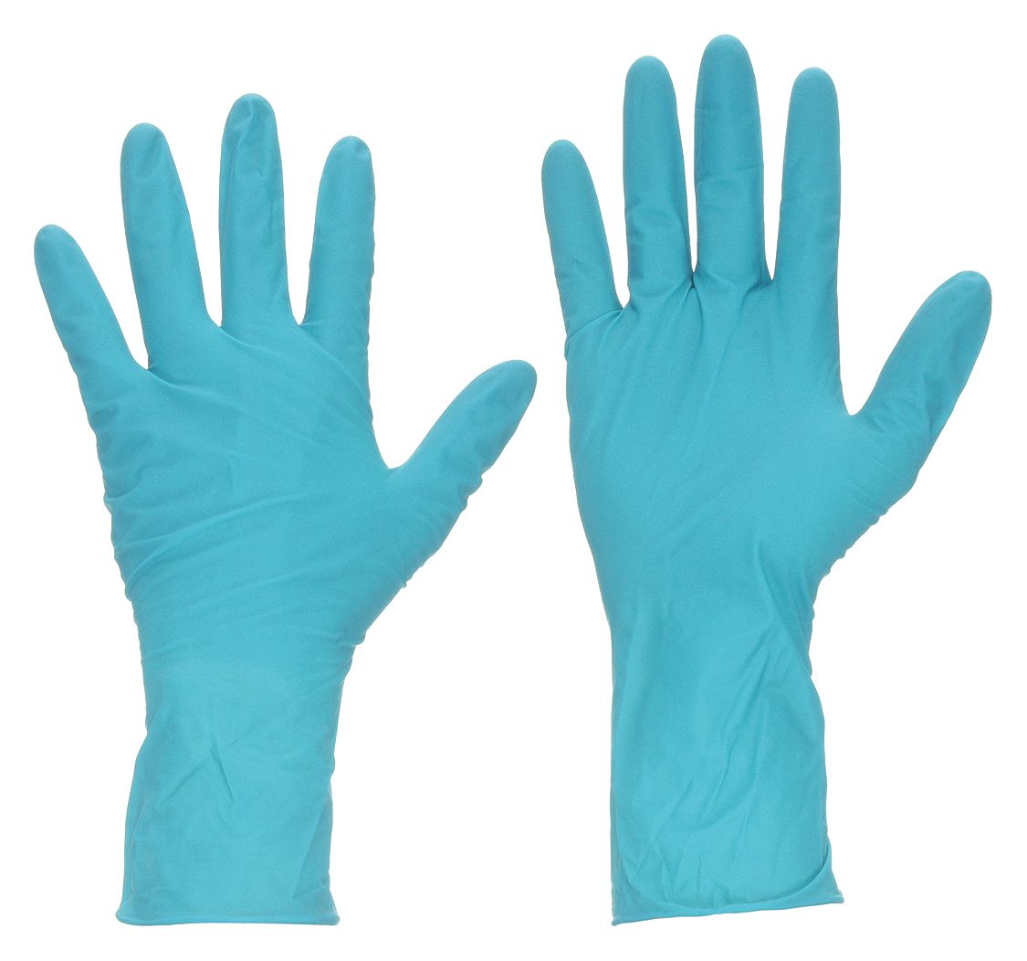 DISPOSABLE GLOVES, FOOD-GRADE, XL (10), 6 MIL, POWDER-FREE, NITRILE, 50 PK