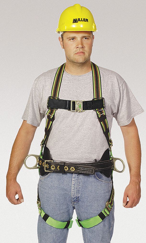 HONEYWELL MILLER, Positioning, Vest Harness, Full Body Harness - 3NGK7 ...