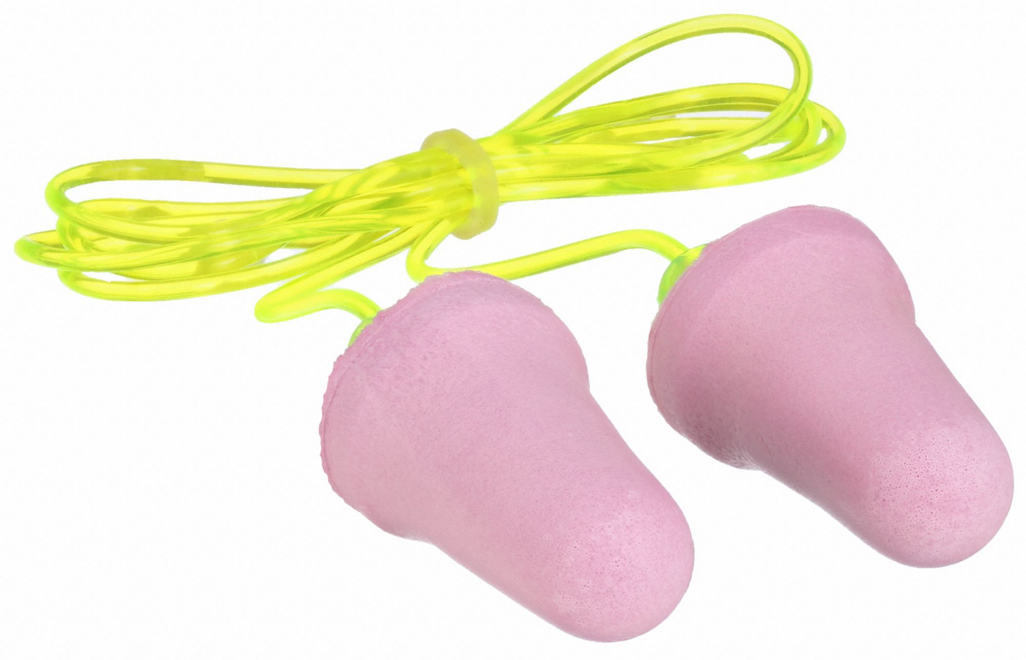 EARPLUGS, REUSABLE, PURPLE/YLW, FOAM/TP/VINYL, MEDIUM, BELL, 25DB, CORDED, 100PR