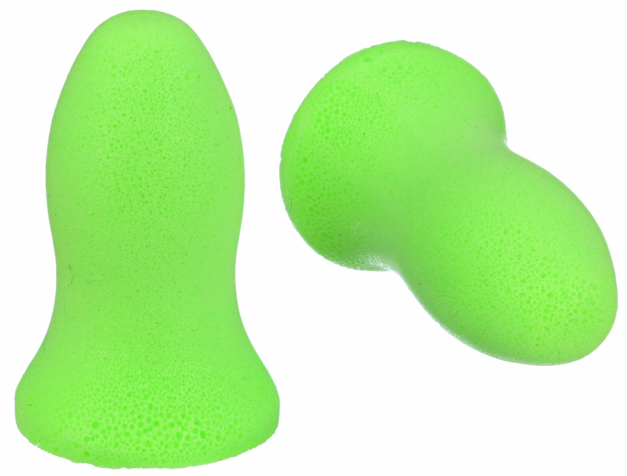 BOUCHONS D'OREILLE, JETABLES, VERTS, MOUSSE, MOYENS, BALLE, 33 DB, CSA, 200/BTE