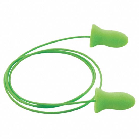 MOLDEX Ear Plugs Bell, 33 dB NRR, Gen Purpose, Corded, Disposable