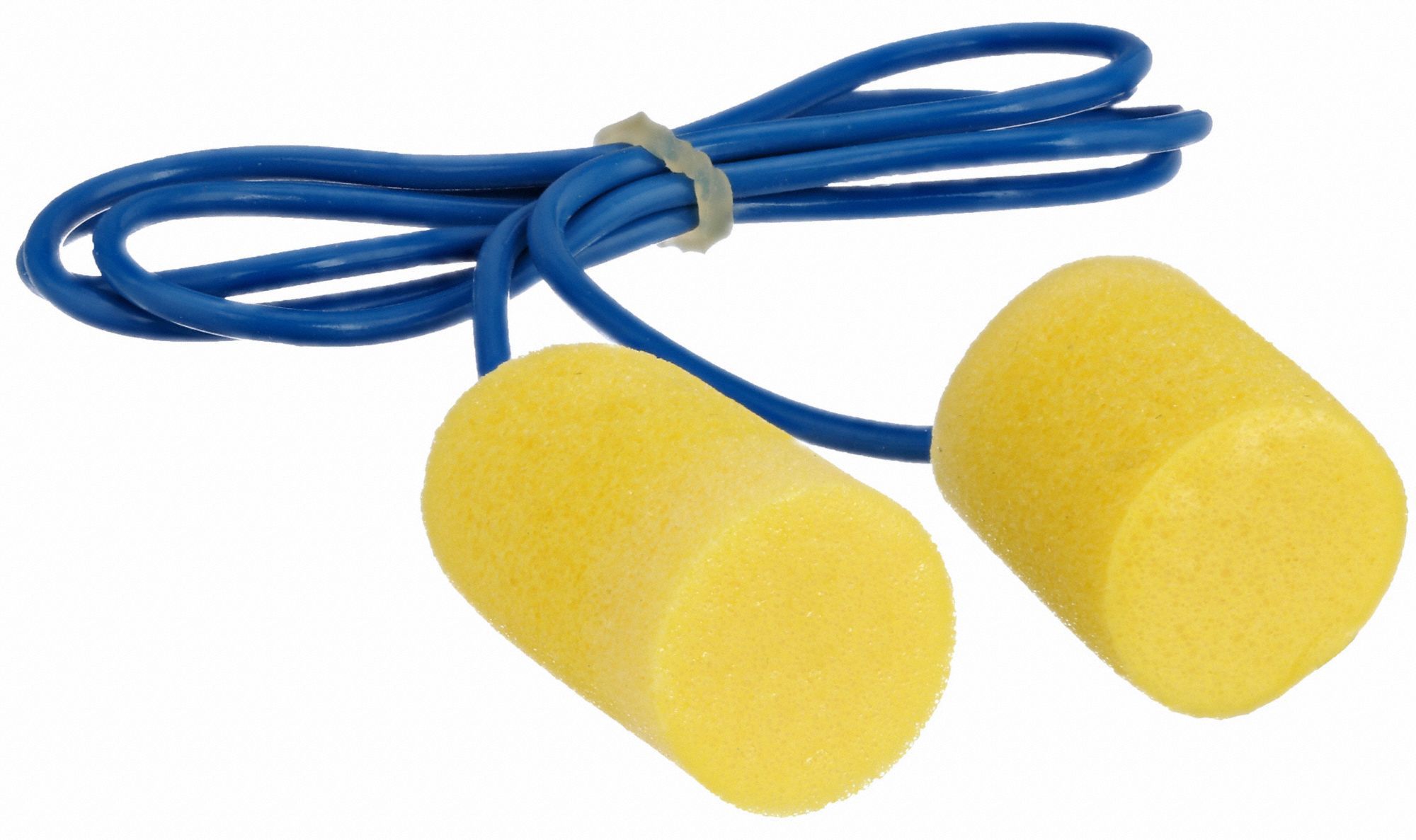 Ear Plugs: Cylinder, 33 dB NRR, Gen Purpose, Corded, Disposable, Roll-Down, Yellow, 200 PK