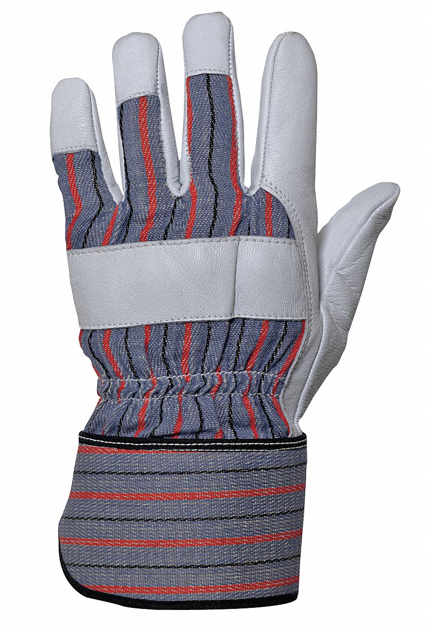 IMPACTO AntiVibration Gloves, L, White, PR 3NHX2BGFITLL Grainger
