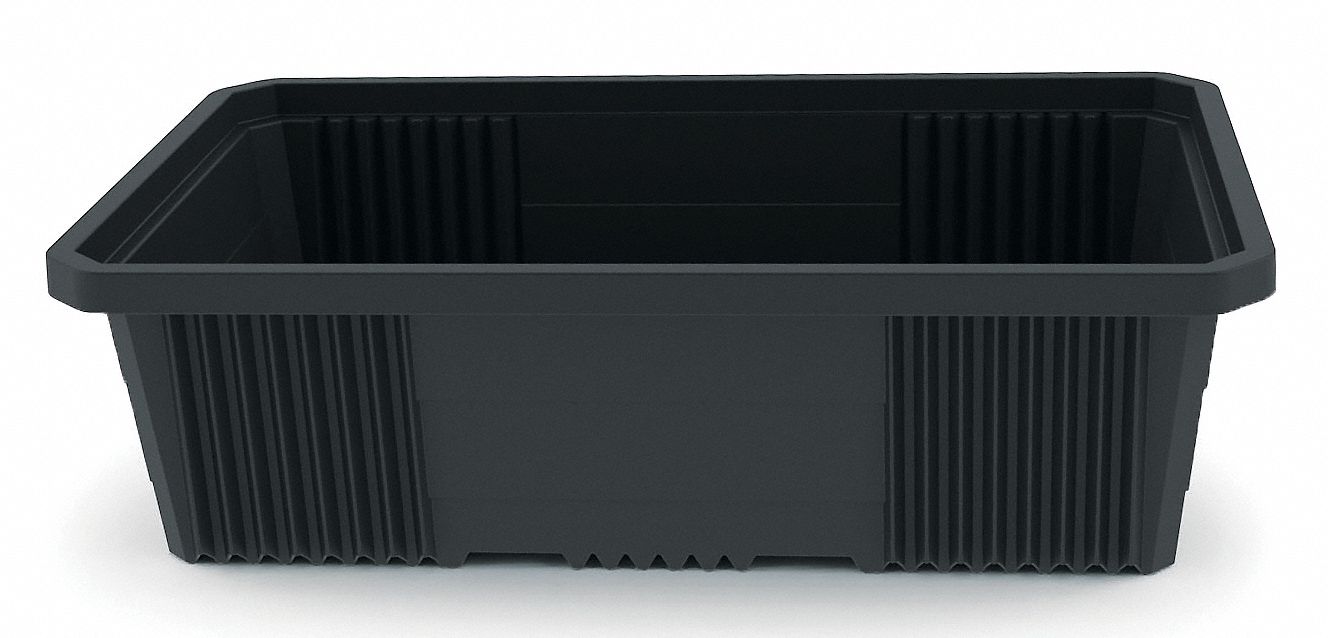 Horizontal Tank Sump: 750 gal Spill Capacity, 113 in x 71 in x 32 in, Black