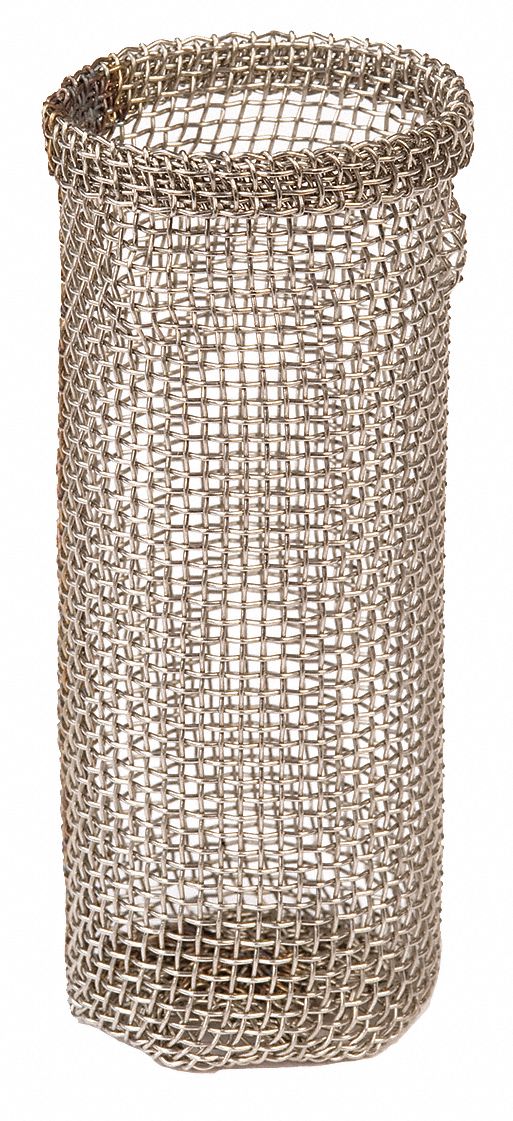 Flame Arrestor: Steel, Gray