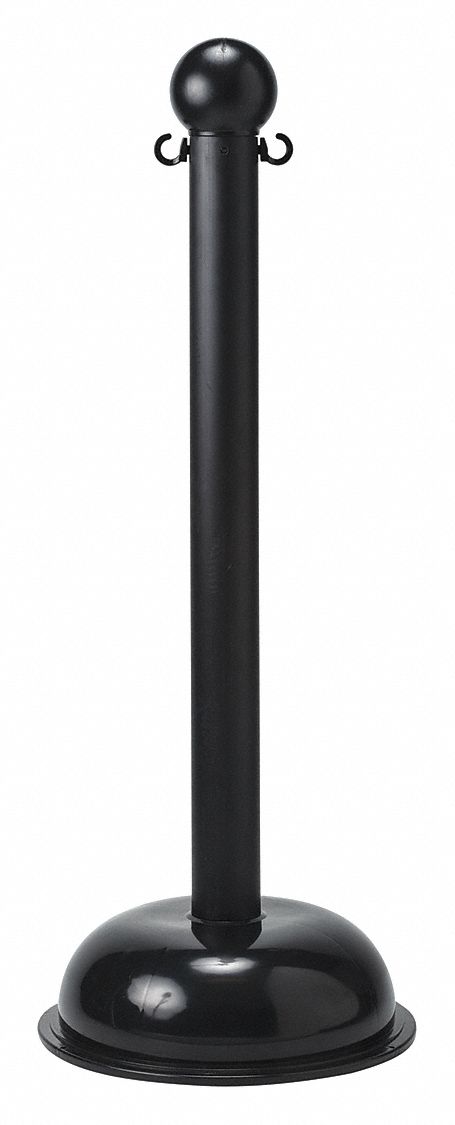 SIGN POST,16 IN. W,PLASTIC,BLACK