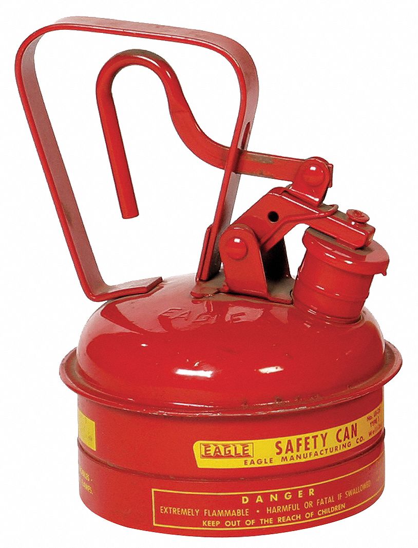 Type I Safety Can,1/4 gal.,Red,8In H