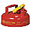 Type I Safety Can,1/2 gal,Red